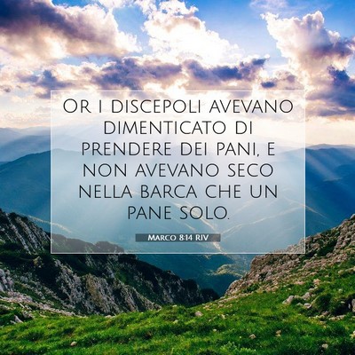 Marco 8:14 Versetto della Bibbia Spiegato