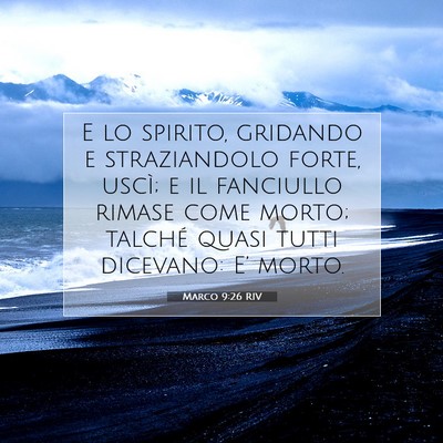 Marco 9:26 RIV Immagine del Versetto della Bibbia
