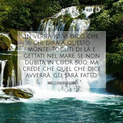 Marco 11:23 Versetto della Bibbia Spiegato