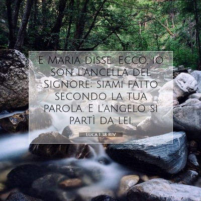 Luca 1:38 Versetto della Bibbia Spiegato