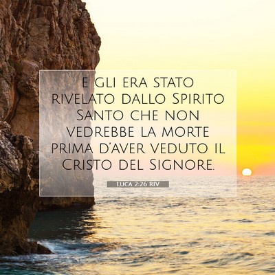 Luca 2:26 RIV Immagine del Versetto della Bibbia
