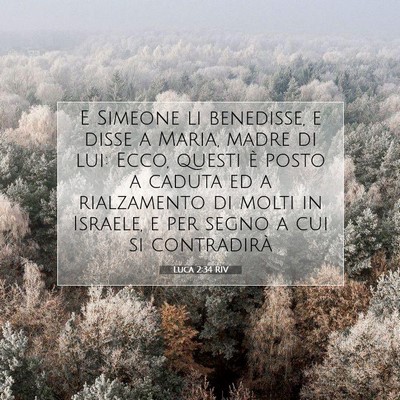 Luca 2:34 Versetto della Bibbia Spiegato
