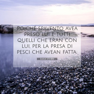 Luca 5:9 Versetto della Bibbia Spiegato