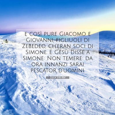 Luca 5:10 Versetto della Bibbia Spiegato