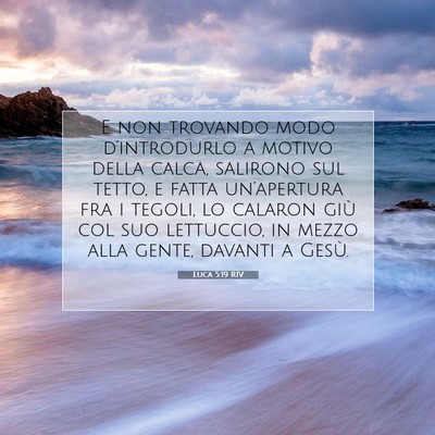 Luca 5:19 Versetto della Bibbia Spiegato