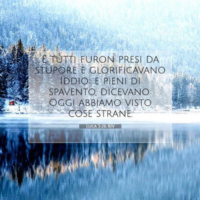 Luca 5:26 Versetto della Bibbia Spiegato