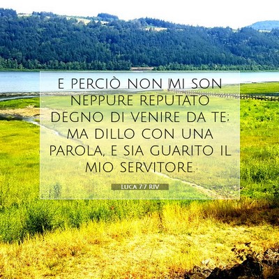 Luca 7:7 Versetto della Bibbia Spiegato