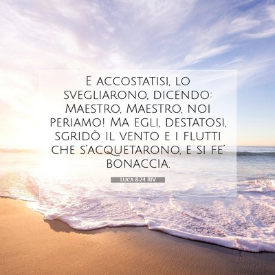 Luca 8:24 Versetto della Bibbia Spiegato