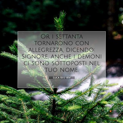 Luca 10:17 Versetto della Bibbia Spiegato