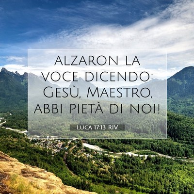Luca 17:13 Versetto della Bibbia Spiegato