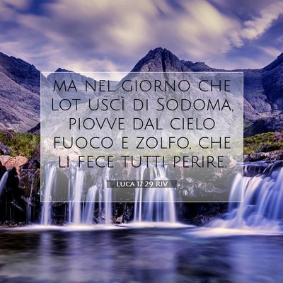 Luca 17:29 Versetto della Bibbia Spiegato