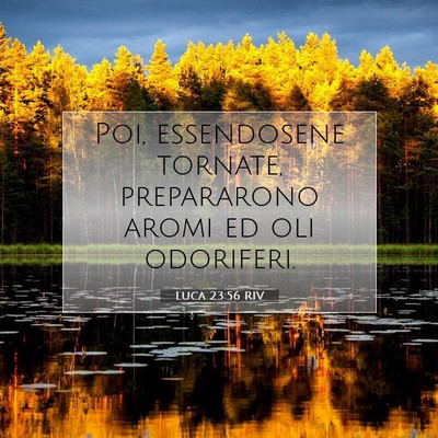 Luca 23:56 RIV Immagine del Versetto della Bibbia