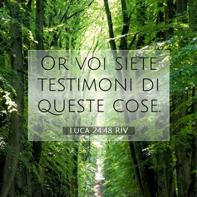 Luca 24:48 Versetto della Bibbia Spiegato