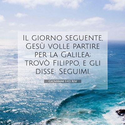 Giovanni 1:43 Versetto della Bibbia Spiegato