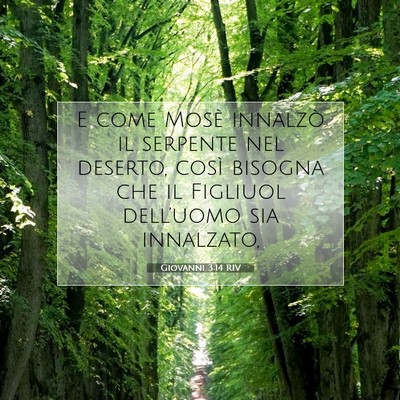Giovanni 3:14 Versetto della Bibbia Spiegato