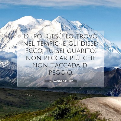 Giovanni 5:14 Versetto della Bibbia Spiegato