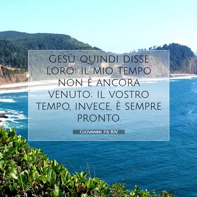 Giovanni 7:6 Versetto della Bibbia Spiegato