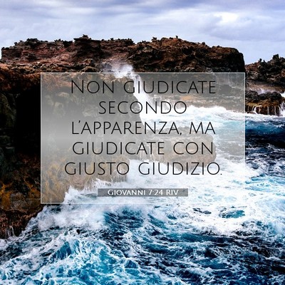 Giovanni 7:24 Versetto della Bibbia Spiegato