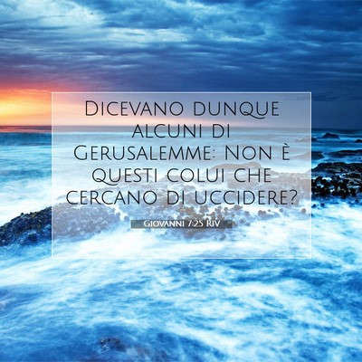 Giovanni 7:25 Versetto della Bibbia Spiegato