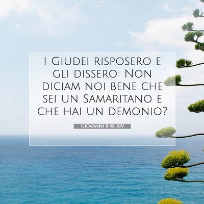Giovanni 8:48 Versetto della Bibbia Spiegato