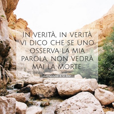 Giovanni 8:51 Versetto della Bibbia Spiegato
