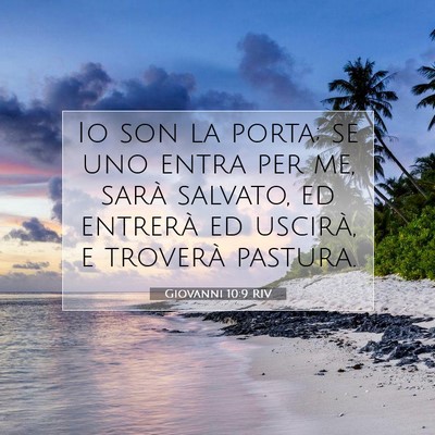 Giovanni 10:9 Versetto della Bibbia Spiegato