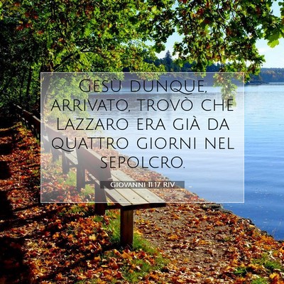 Giovanni 11:17 Versetto della Bibbia Spiegato