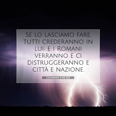 Giovanni 11:48 Versetto della Bibbia Spiegato
