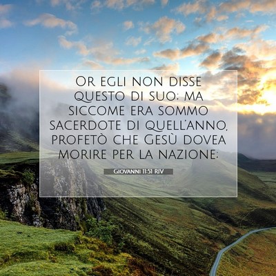 Giovanni 11:51 Versetto della Bibbia Spiegato