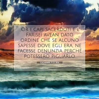 Giovanni 11:57 Versetto della Bibbia Spiegato