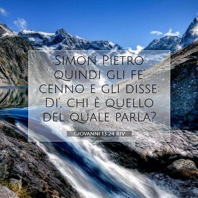 Giovanni 13:24 Versetto della Bibbia Spiegato