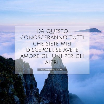 Giovanni 13:35 Versetto della Bibbia Spiegato