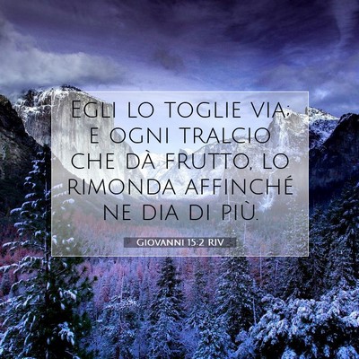 Giovanni 15:2 RIV Immagine del Versetto della Bibbia