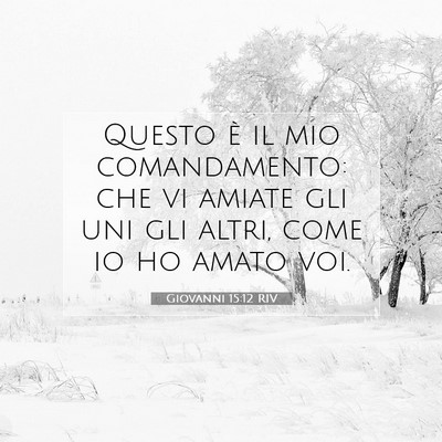 Giovanni 15:12 Versetto della Bibbia Spiegato