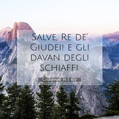 Giovanni 19:3 RIV Immagine del Versetto della Bibbia