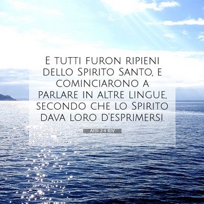 Atti 2:4 RIV Immagine del Versetto della Bibbia