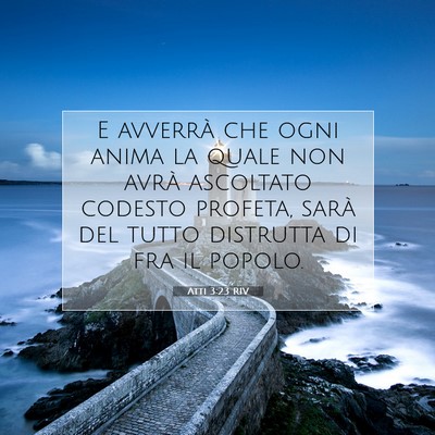 Atti 3:23 Versetto della Bibbia Spiegato