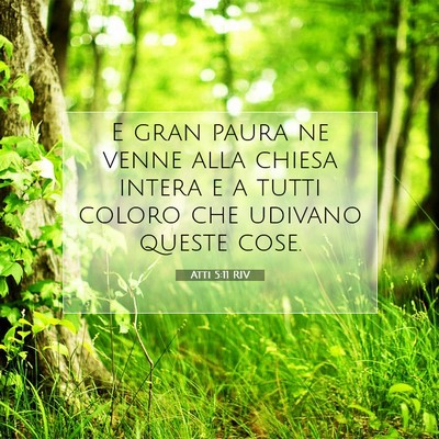 Atti 5:11 Versetto della Bibbia Spiegato