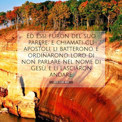 Atti 5:40 Versetto della Bibbia Spiegato