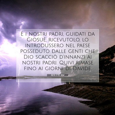 Atti 7:45 RIV Immagine del Versetto della Bibbia