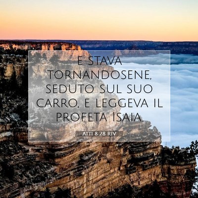 Atti 8:28 Versetto della Bibbia Spiegato