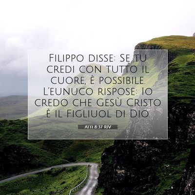 Atti 8:37 Versetto della Bibbia Spiegato