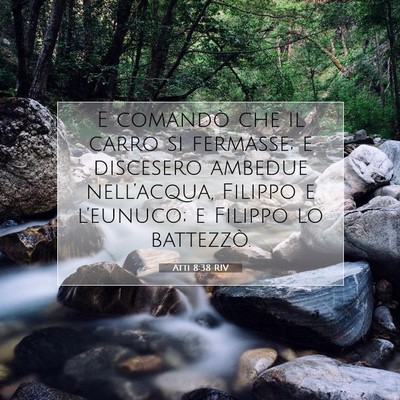 Atti 8:38 Versetto della Bibbia Spiegato