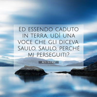 Atti 9:4 Versetto della Bibbia Spiegato