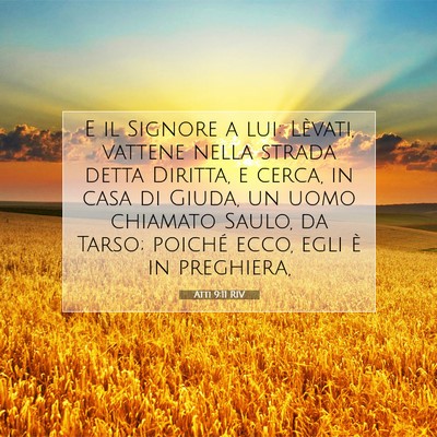 Atti 9:11 Versetto della Bibbia Spiegato