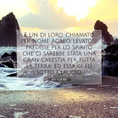 Atti 11:28 Versetto della Bibbia Spiegato