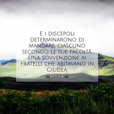 Atti 11:29 RIV Immagine del Versetto della Bibbia