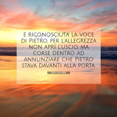 Atti 12:14 Versetto della Bibbia Spiegato
