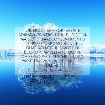 Atti 12:20 RIV Immagine del Versetto della Bibbia