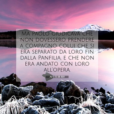 Atti 15:38 Versetto della Bibbia Spiegato